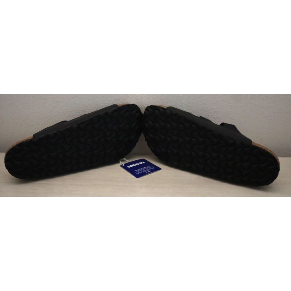 Birkenstock 0053011 WMN 39 US 8 Black Florida Soft Footbed Birko-Flor Sandal - Picture 4 of 14